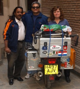 Picture of (left to right) Rahul, Sid and Cathy.