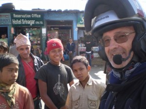 Picture of the 'wrong turn' at Tansen after climbing the mountain.