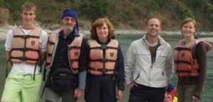 Picture - from left to right - Kedo, Bernard, Cathy, Fernando and Mareka